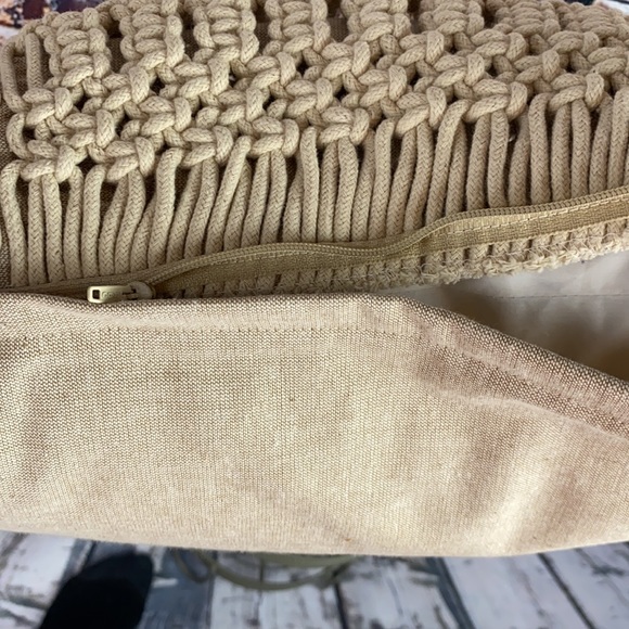 Devi Designs Accents Boho Macrame Pillow By Devi Designs Poshmark